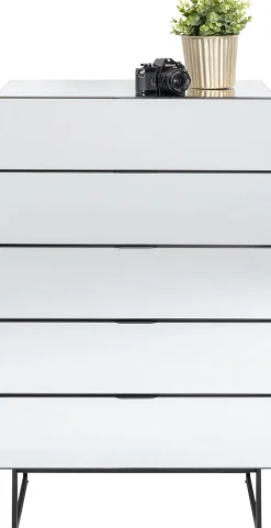 KARE Design Senkit|Olohuone*Soran Lipasto 5 Laatikkoa, Musta 65x114cm