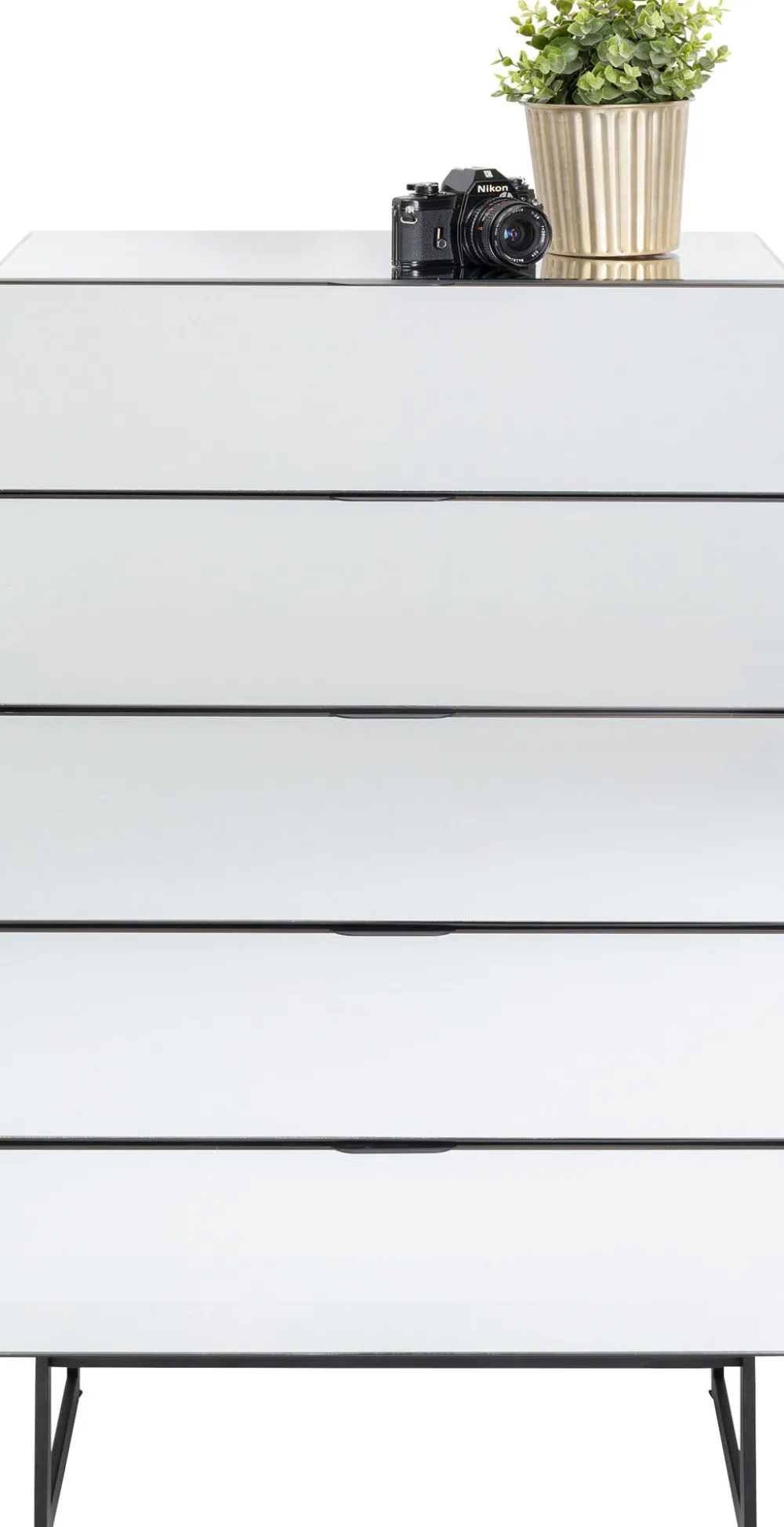 KARE Design Senkit|Olohuone*Soran Lipasto 5 Laatikkoa, Musta 65x114cm