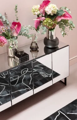 KARE Design Senkit|Olohuone*Soran Senkki, Sivupöytä - Musta 160x45cm