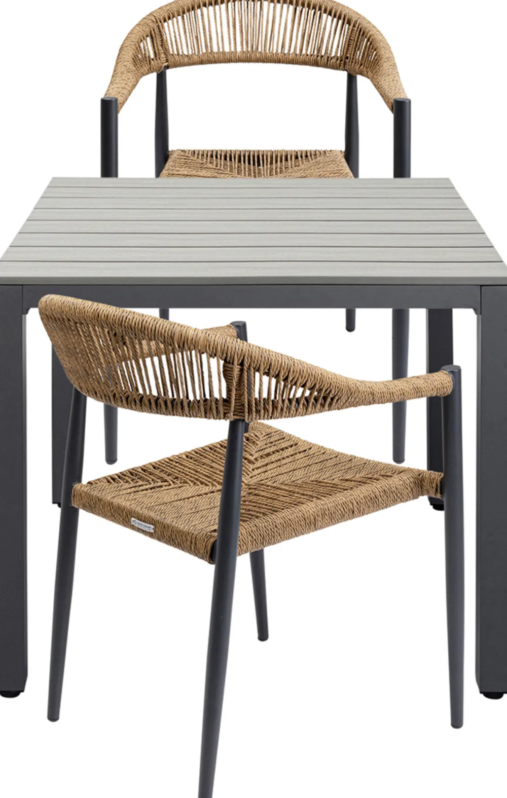 KARE Design Pöydät*Sorrento Pöytä, Ulkokaluste, Harmaa 80x80cm