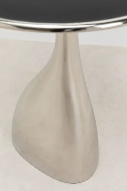 KARE Design Olohuone|Sohvapöydät*Spacey Sivupöytä, Hopea Ø36cm