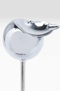 KARE Design Tuhkakupit Ja Savukerasiat*Spheric Jalallinen Tuhkakuppi, Kromi