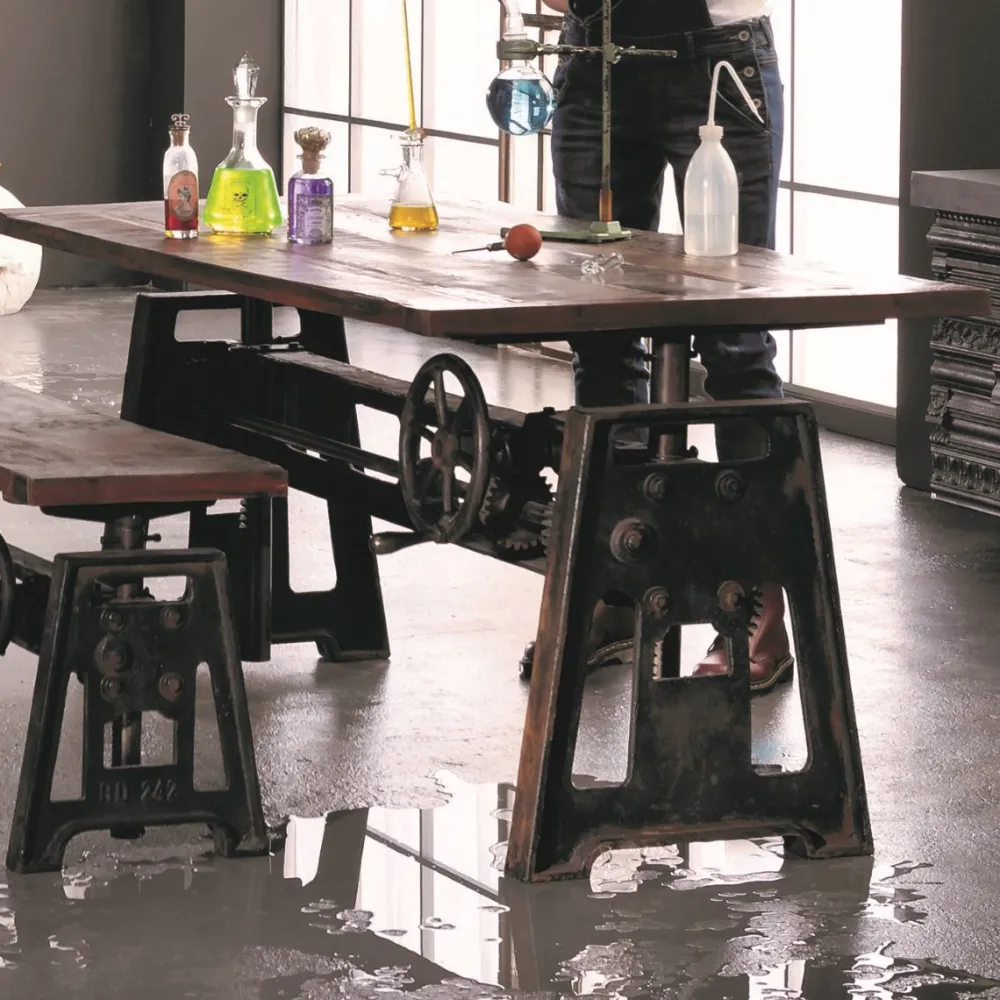 KARE Design Pöydät*Steamboat Econo Pöytä 80x160cm, Korkeus Säädettävissä