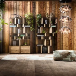 KARE Design Hyllyt*Storm Hylly Kahdella Ovella 100x234cm