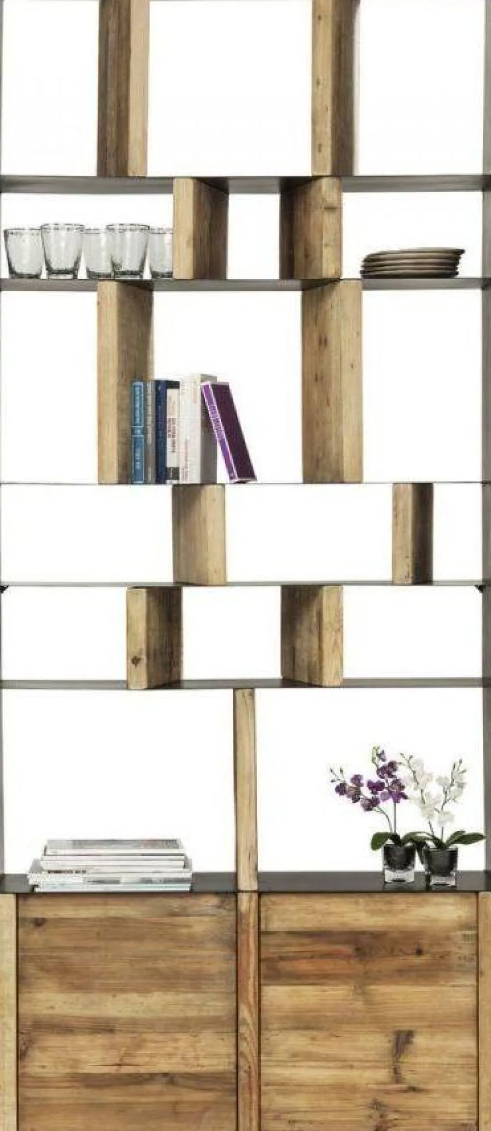 KARE Design Hyllyt*Storm Hylly Kahdella Ovella 100x234cm