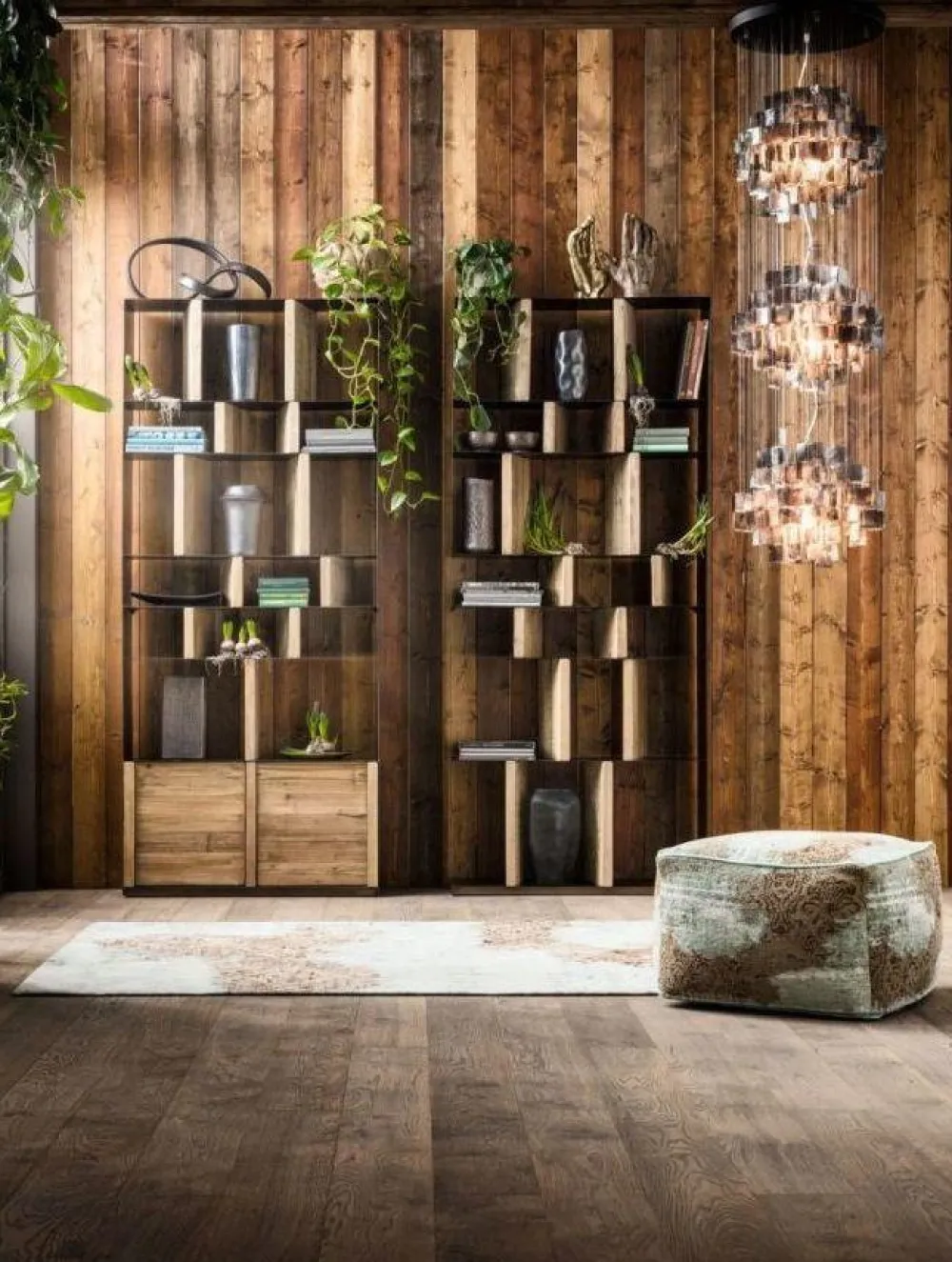 KARE Design Hyllyt*Storm Hylly Kahdella Ovella 100x234cm