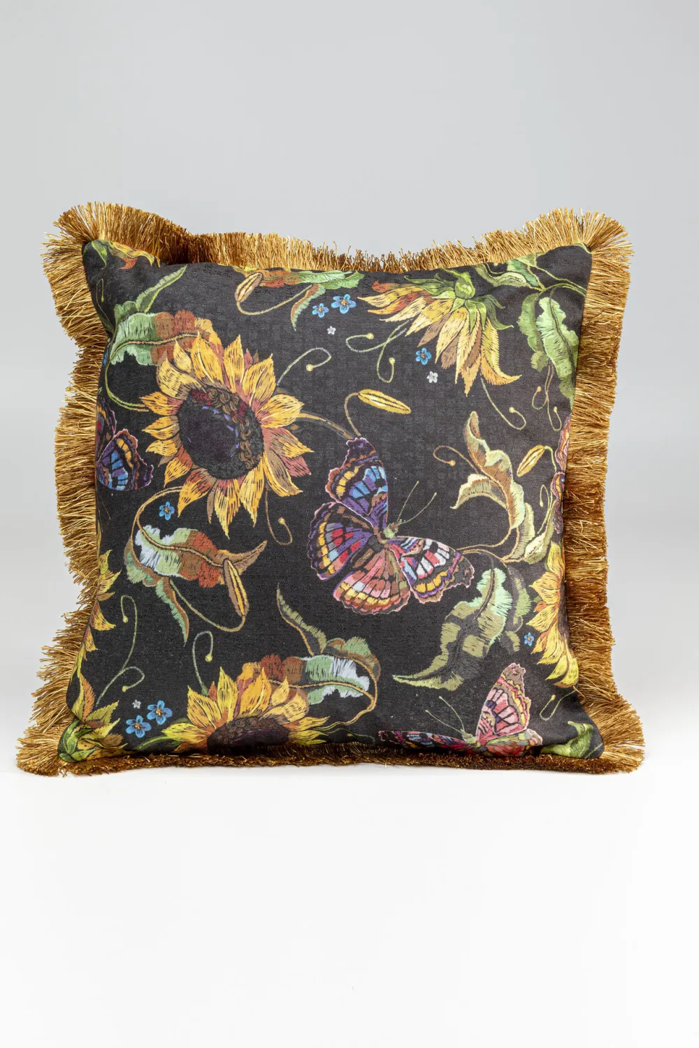 KARE Design Sisustustyynyt|Olohuone*Sunflower Fringe Tyyny 45x45cm