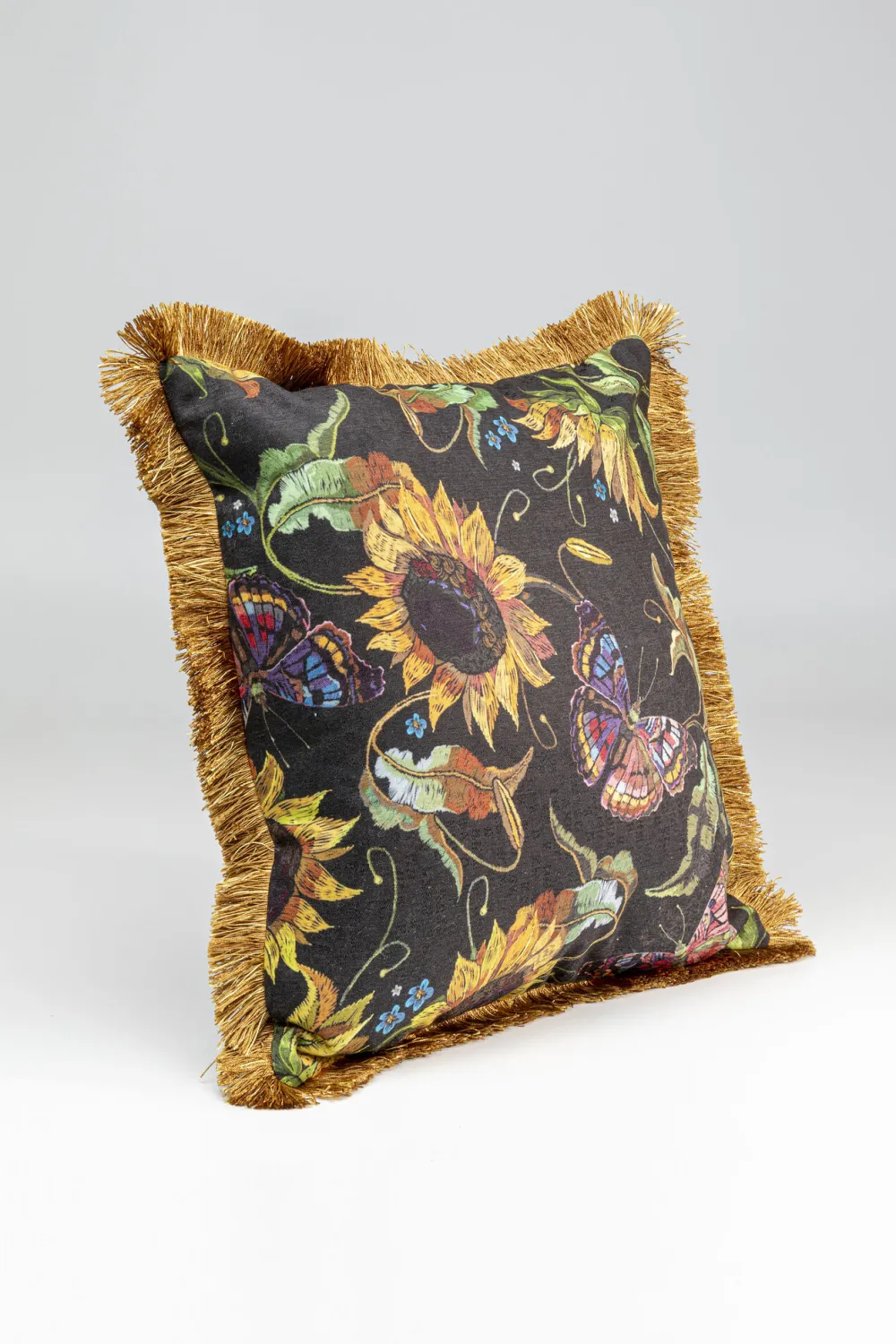 KARE Design Sisustustyynyt|Olohuone*Sunflower Fringe Tyyny 45x45cm