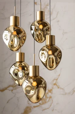 KARE Design Riippuvalaisimet*Supernova Amber Cinque Riippuvalaisin Ø50cm