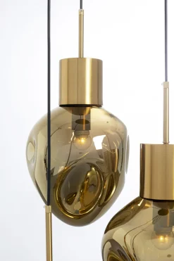 KARE Design Riippuvalaisimet*Supernova Amber Tre Riippuvalaisin Ø45cm