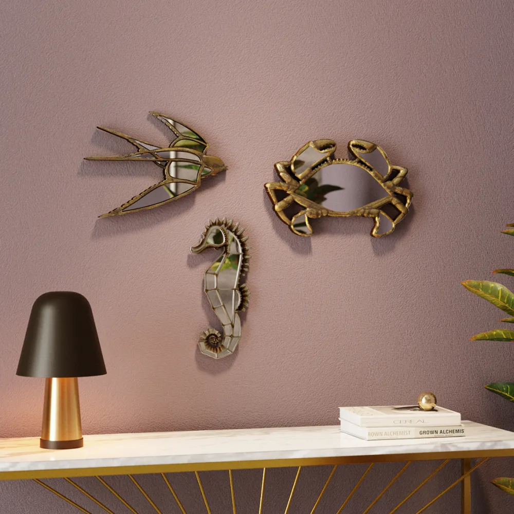 KARE Design Seinäkoristeet*Swallow Mirrors Pääskynen Seinäkoriste 37x25cm