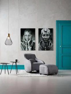 KARE Design Nojatuolit*Swing Ritmo Vintage Keinutuoli, Harmaa