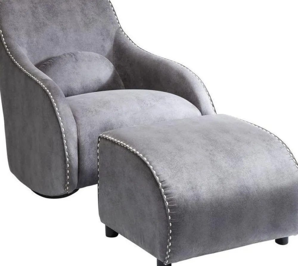 KARE Design Nojatuolit*Swing Ritmo Vintage Keinutuoli, Harmaa