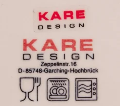 KARE Design Kupit*Swirl Blue Kahvikuppi+lautanen, Sininen (2/osaa)