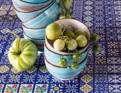 KARE Design Mukit*Swirl Blue Kulho, Sininen Ø14cm