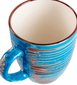 KARE Design Kulhot*Swirl Blue Muki, Sininen