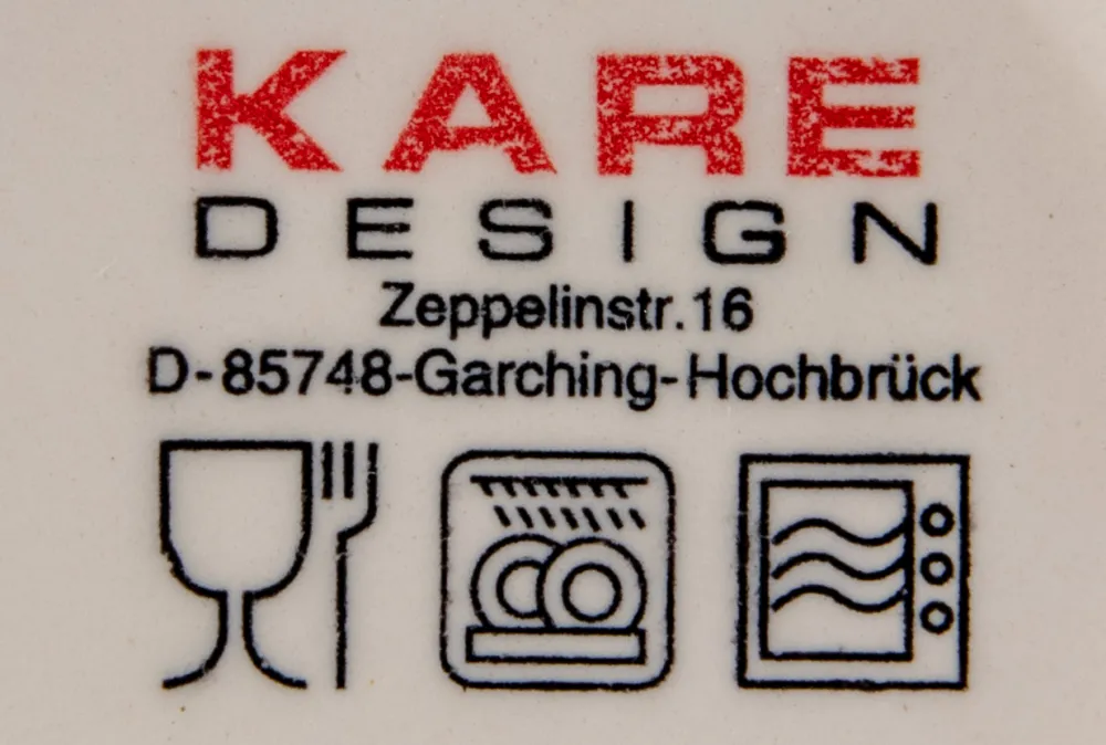 KARE Design Kulhot*Swirl Blue Muki, Sininen