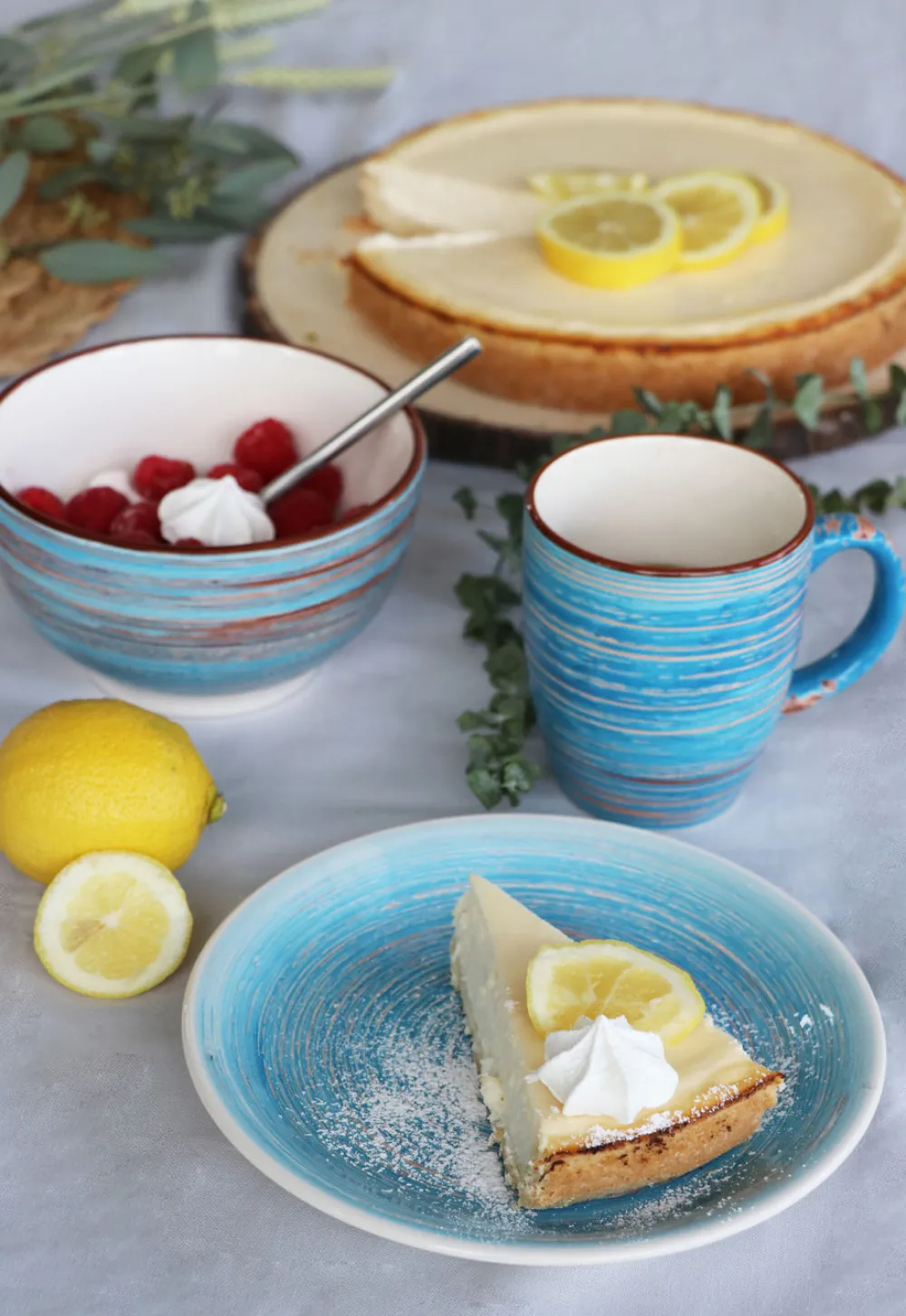 KARE Design Kulhot*Swirl Blue Muki, Sininen