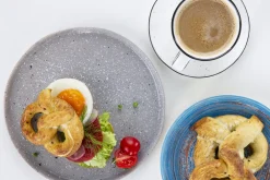 KARE Design Lautaset*Swirl Blue Syvä Lautanen, Sininen Ø21cm