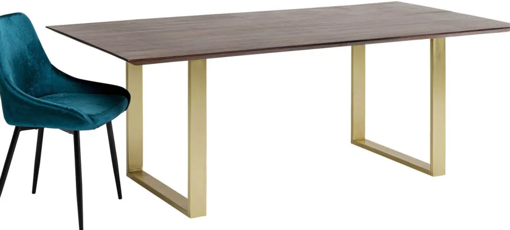 KARE Design Pöydät*Symphony Dark Pöytä, Messinki 200x100cm