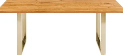 KARE Design Pöydät*Symphony Pöytä Tammi/messinki 180x90cm