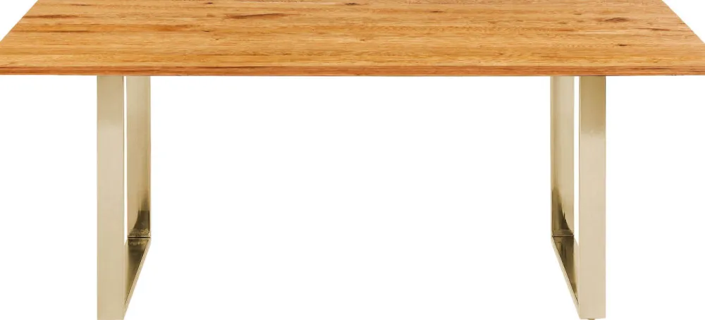 KARE Design Pöydät*Symphony Pöytä Tammi/messinki 180x90cm