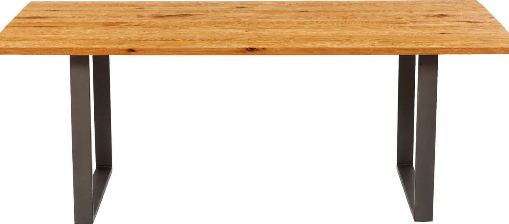 KARE Design Pöydät*Symphony Pöytä Tammi/raaka Metalli 180x90cm