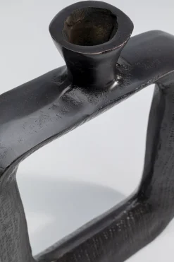 KARE Design Lyhdyt|Kynttilänjalat*Tanu Kynttilänjalka Musta 30cm