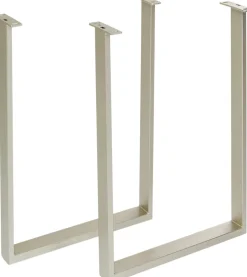 KARE Design Baaripöydät*Tavola Korkeat Pöydänjalat, Hopea (2/Setti)