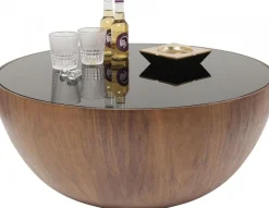 KARE Design Sohvapöydät*Tear Drops Sohvapöytä, Pähkinä Ø80cm