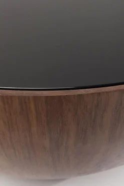 KARE Design Sohvapöydät*Tear Drops Sohvapöytä, Pähkinä Ø80cm