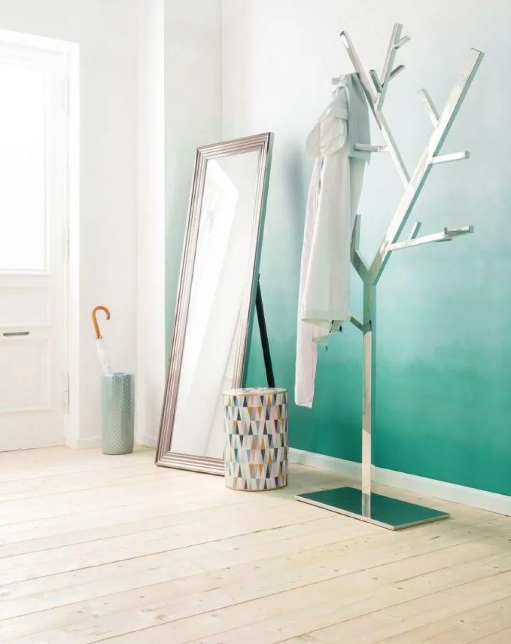 KARE Design Jalalliset Vaatenaulakot*Technical Tree Jalallinen Vaatenaulakko, Kromi