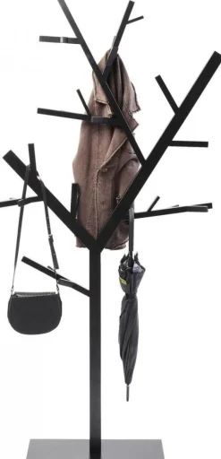 KARE Design Jalalliset Vaatenaulakot*Technical Tree Vaatenaulakko, Musta