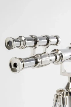 KARE Design Jalalliset Koriste-Esineet*Telescope Kaukoputki Koriste-esine Hopea 125cm