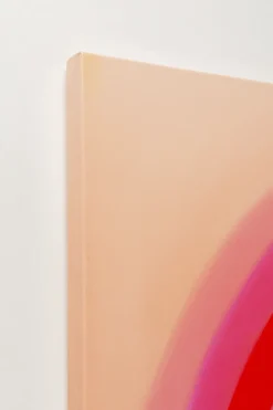 KARE Design Taulut|Olohuone*Tendency Circle Pink Canvas Taulu 120x120cm