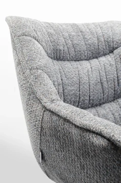 KARE Design Tuolit*Thelma Melange Grey Tuoli Käsinojilla Harmaa