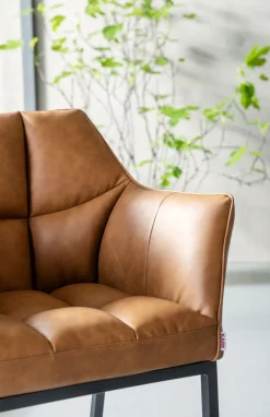 KARE Design Tuolit*Thinktank Tuoli Käsinojilla, Ruskea