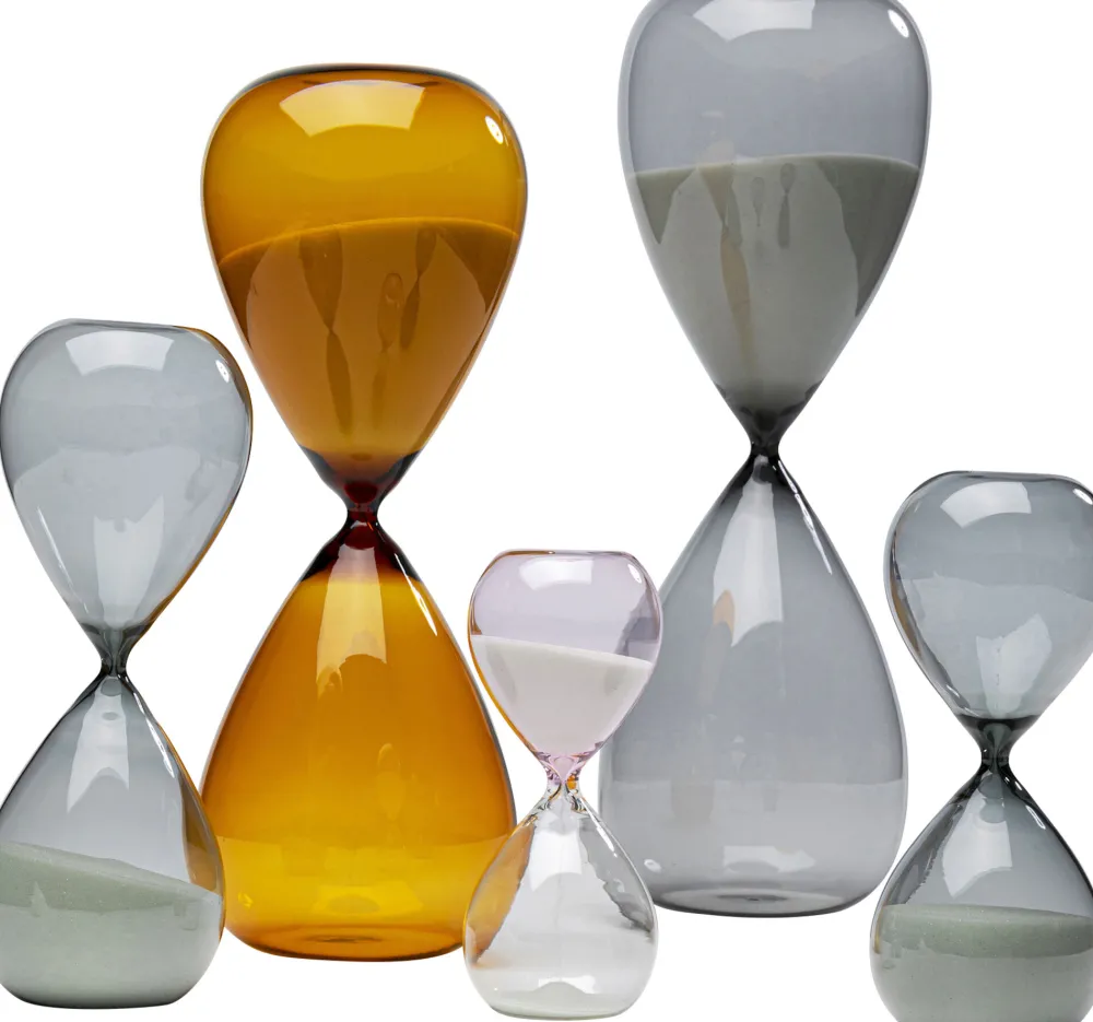 KARE Design Koriste-Esineet*Timer Black Tiimalasi, Musta 43cm