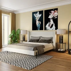 KARE Design Sängyt*Tivoli Ecru Sänky 180x200cm