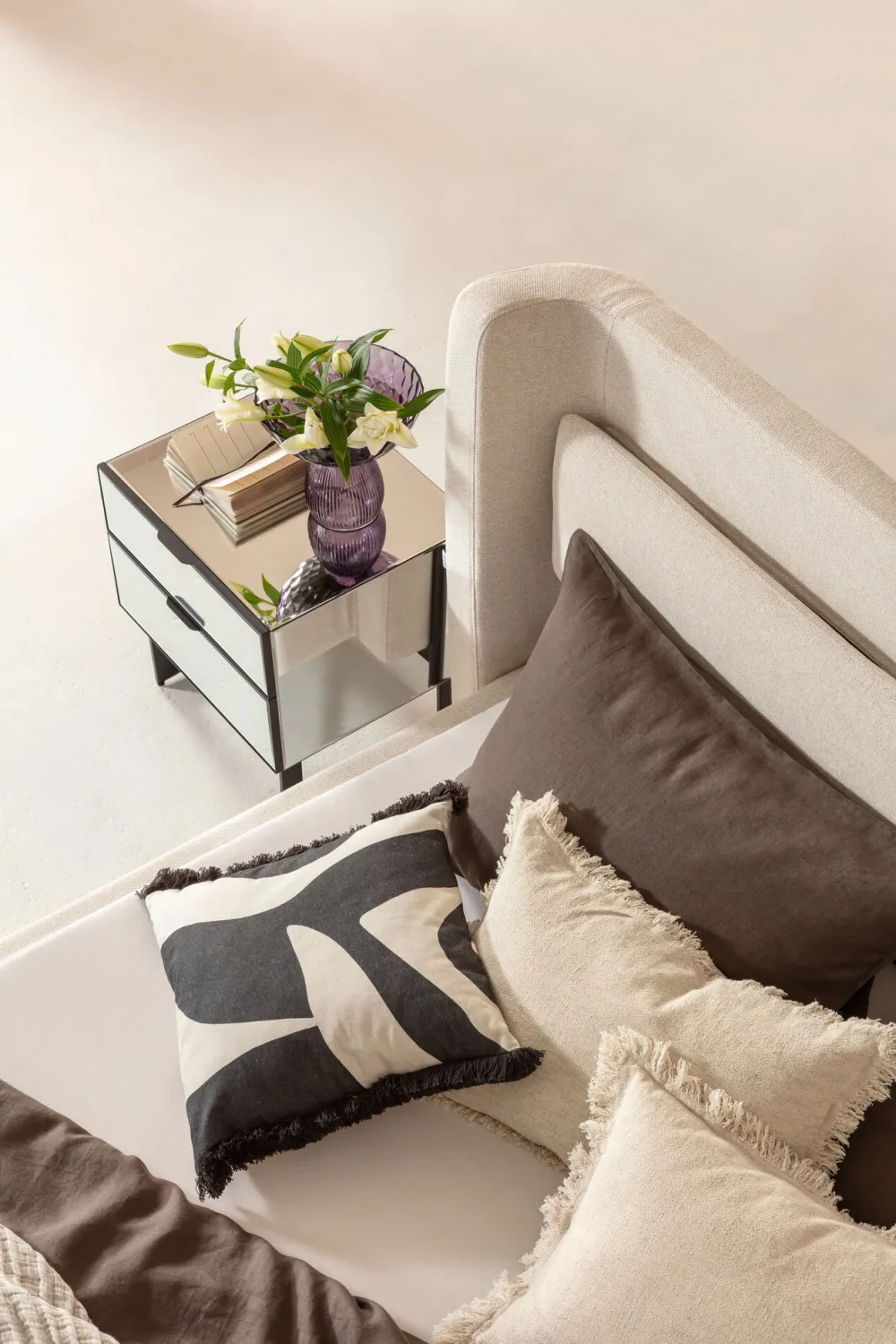 KARE Design Sängyt*Tivoli Ecru Sänky 160x200cm