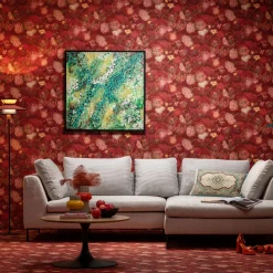 KARE Design Taulut|Olohuone*Top View Green Kehystetty Taulu 100x100cm