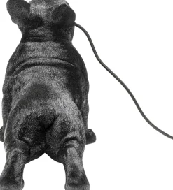 KARE Design Pöytävalaisimet*Toto Koira Pöytävalaisin Musta 35cm