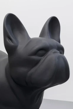 KARE Design Jalalliset Koriste-Esineet*Toto Teen Koira Patsas, Figuuri, Matta Musta 90cm