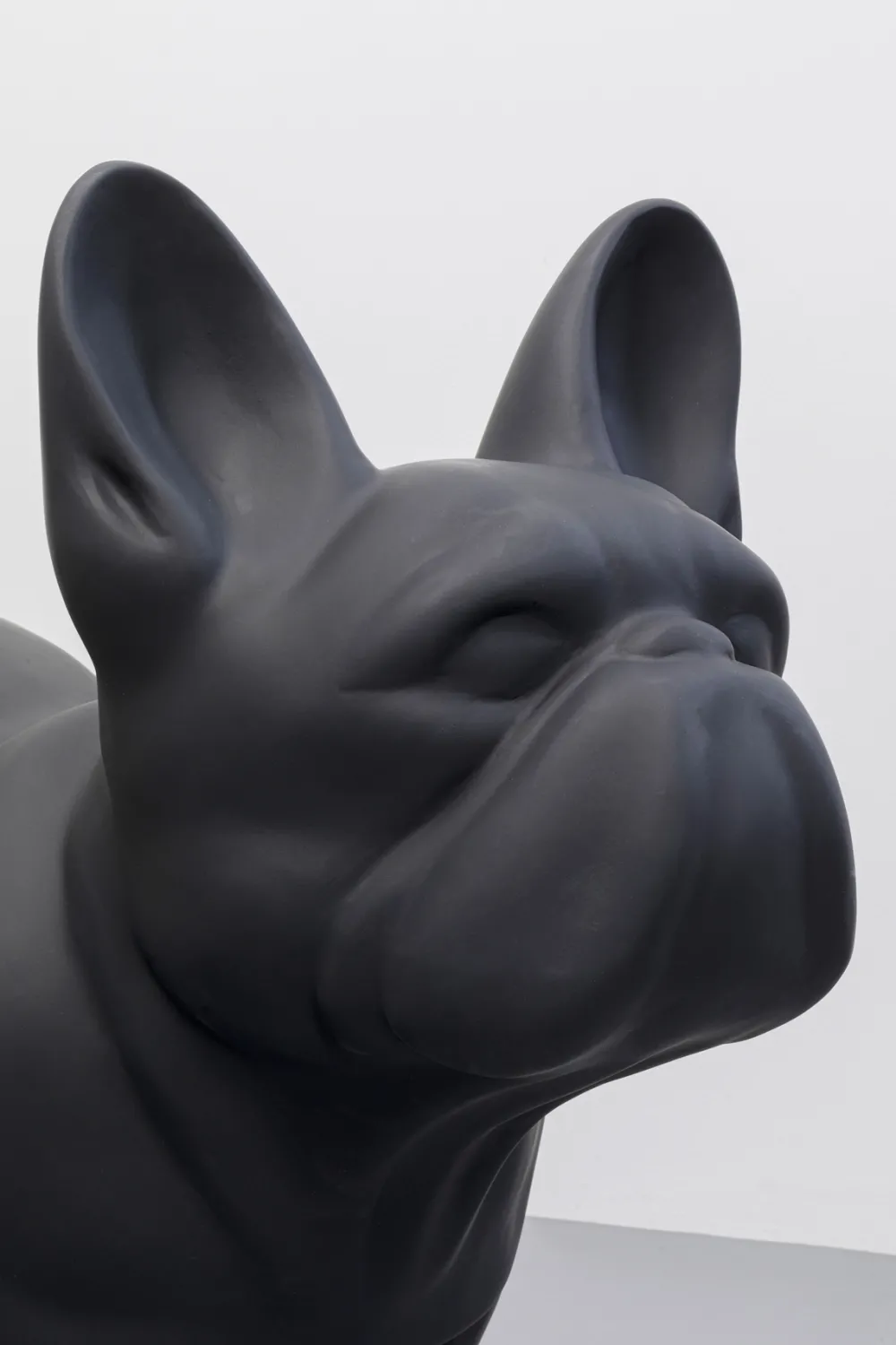 KARE Design Jalalliset Koriste-Esineet*Toto Teen Koira Patsas, Figuuri, Matta Musta 90cm