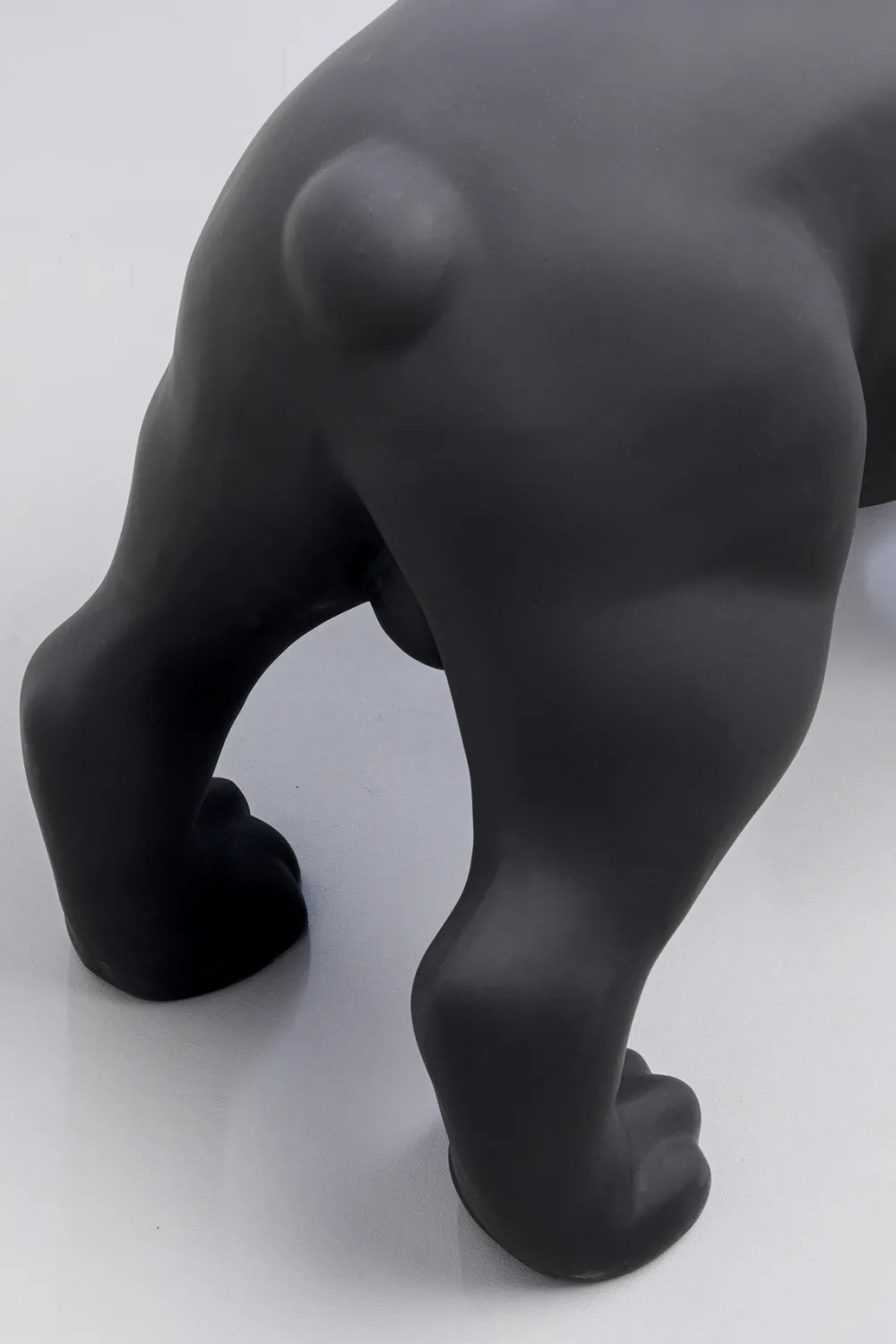 KARE Design Jalalliset Koriste-Esineet*Toto Teen Koira Patsas, Figuuri, Matta Musta 90cm