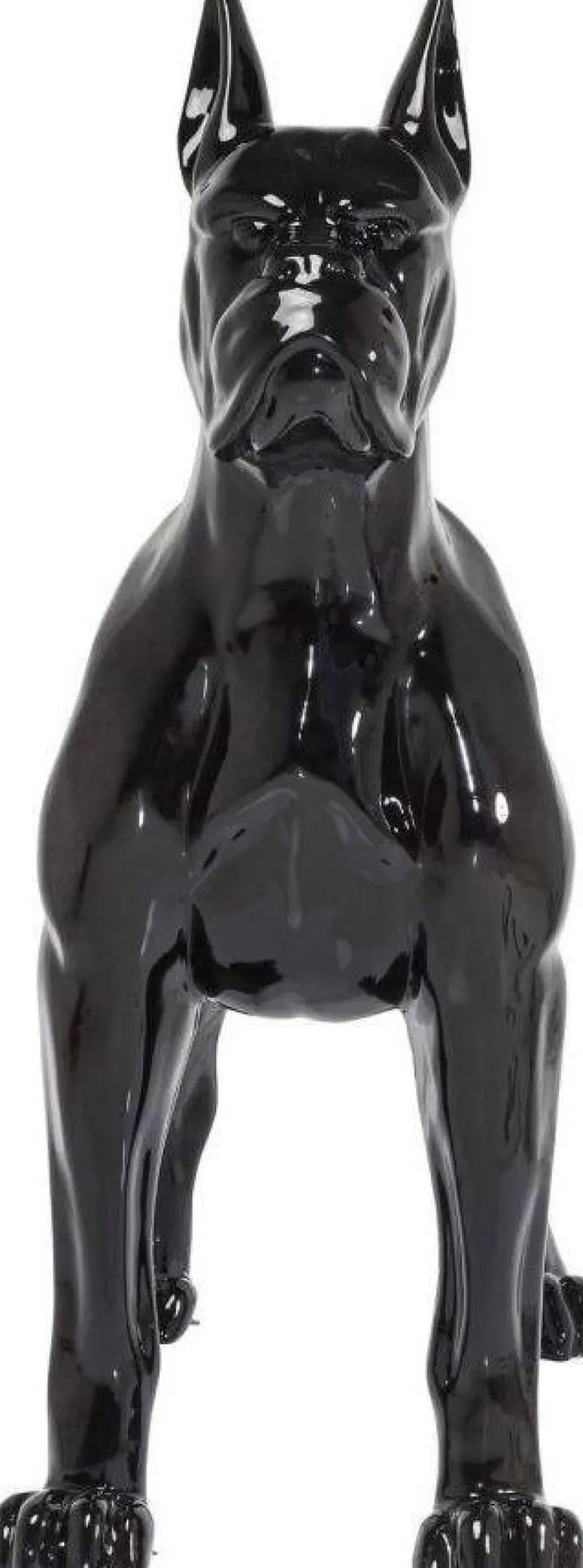 KARE Design Jalalliset Koriste-Esineet*Toto XL Iso Koira Koriste-esine, Patsas, Musta 180cm