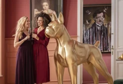 KARE Design Jalalliset Koriste-Esineet*Toto XL Koriste-esine, Patsas, Kulta 180cm