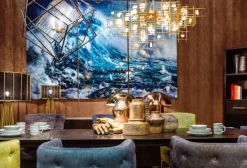 KARE Design Taulut*Triptychon Wave Aallot Lasitaulu (3/osaa)