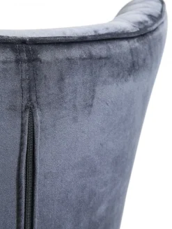 KARE Design Nojatuolit*Tudor Nojatuoli, Samettia, Musta