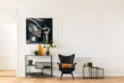 KARE Design Nojatuolit*Tudor Nojatuoli, Samettia, Musta